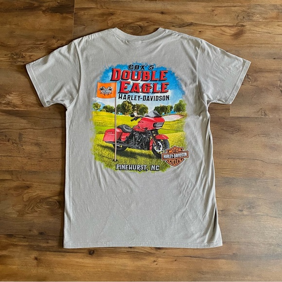 Harley Davidson Freedom Machines Gray Graphic Tee Size M - Picture 3 of 5